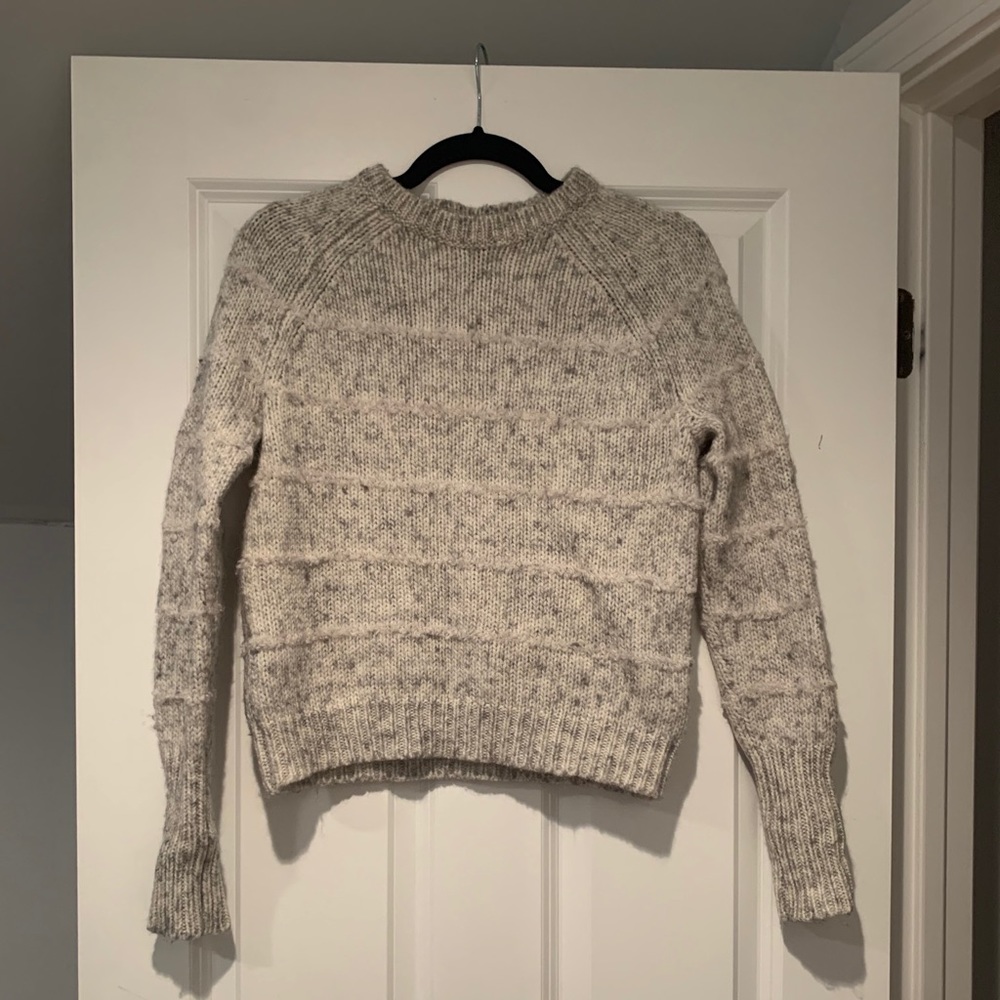 J.Crew wool striped sweater